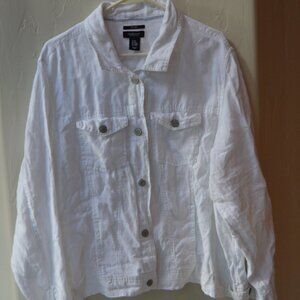 Jones&Co 100% Linen Boyfriend Shirt